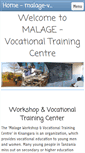 Mobile Screenshot of malage-vocationaltraining.com