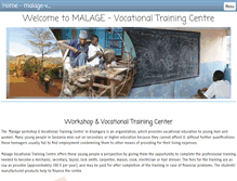 Tablet Screenshot of malage-vocationaltraining.com